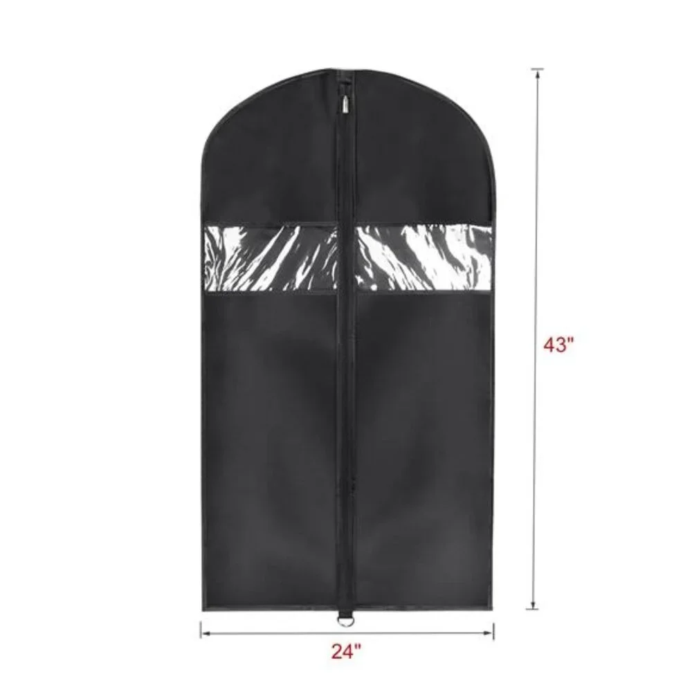 Garment Bag 43 Inch Suit Cover Travel Storage Oxford Fabric Set of 5